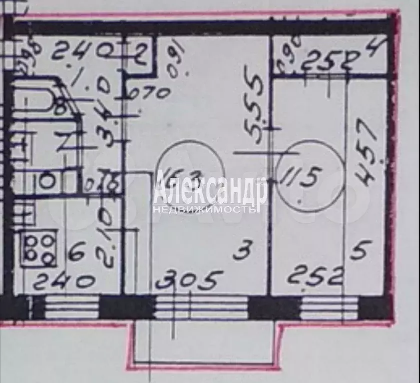 2-к. квартира, 45 м, 2/5 эт. - Фото 0