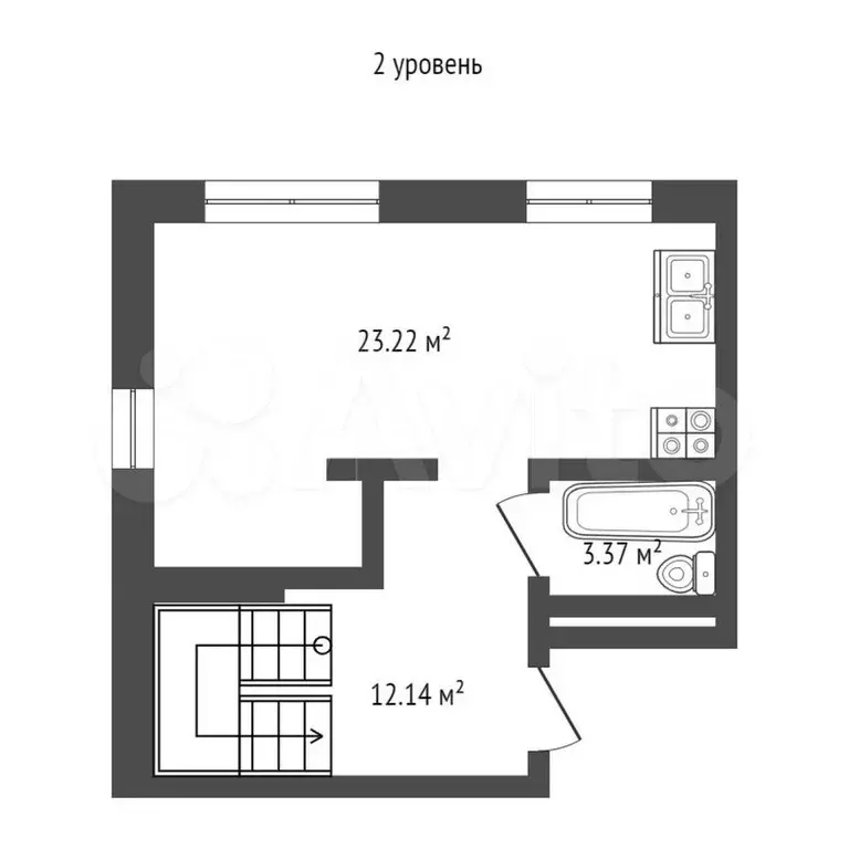 3-к. квартира, 116,3 м, 9/17 эт. - Фото 1