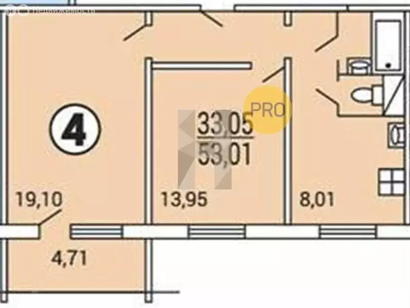 2-комнатная квартира: Пенза, 3-й проезд Можайского, 22 (57 м) - Фото 0
