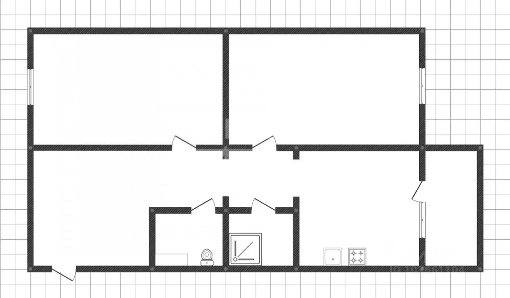 2-к кв. Липецкая область, Липецк ул. Е.И. Замятина, 1 (71.2 м) - Фото 2