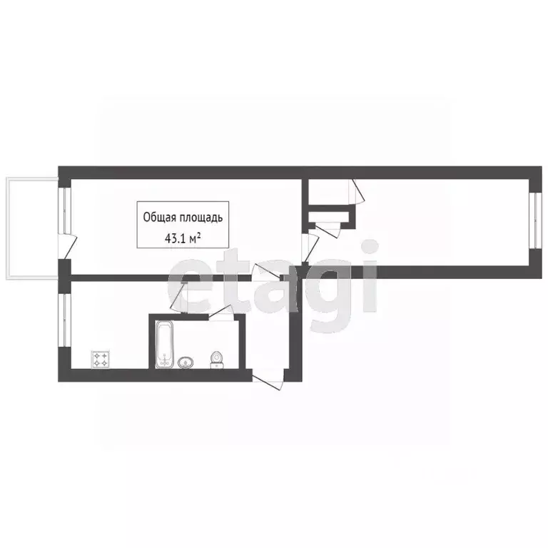 2-к кв. Новосибирская область, Новосибирск ул. Немировича-Данченко, 18 ... - Фото 2
