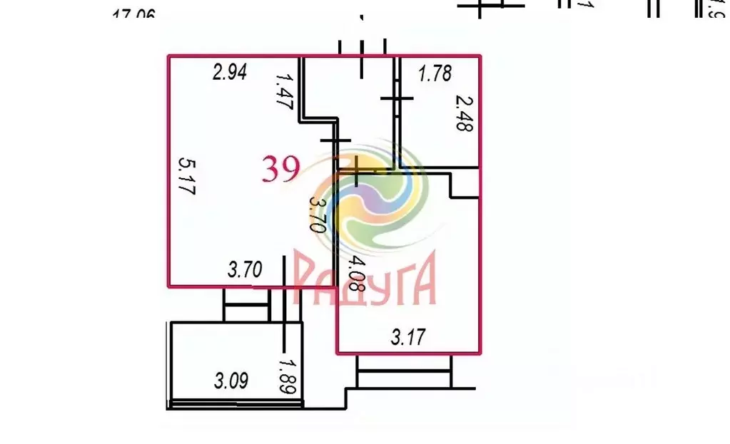 1-к кв. Ивановская область, Иваново ул. 4-я Первомайская, 4 (40.0 м) - Фото 1