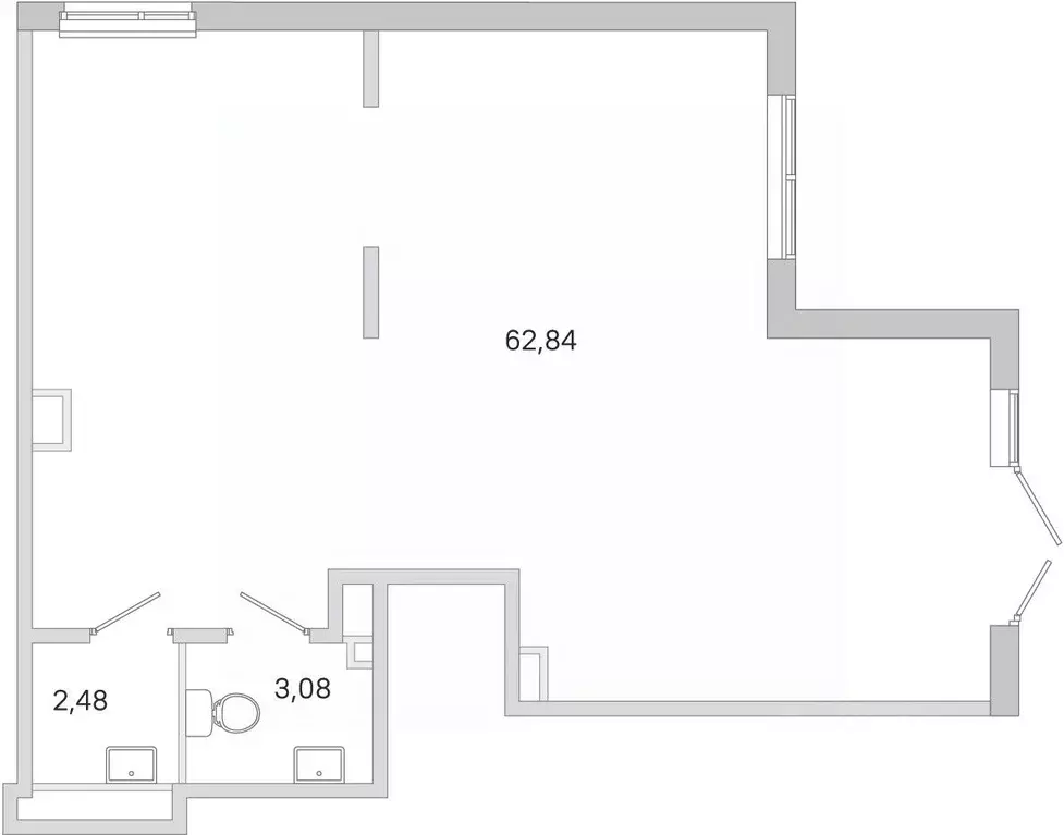 Помещение свободного назначения в Санкт-Петербург пос. Шушары, ул. ... - Фото 1