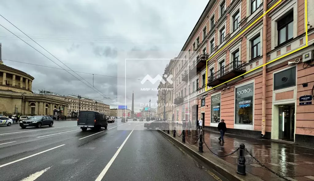 Помещение свободного назначения в Санкт-Петербург Невский просп., 81 ... - Фото 1