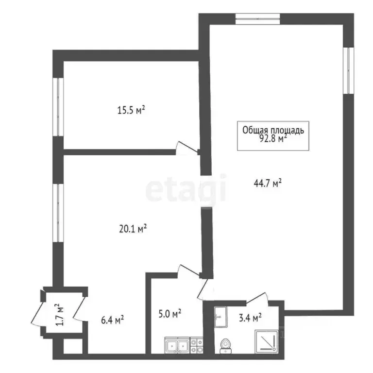 Офис в Новосибирская область, Новосибирск ул. Кропоткина, 261/2 (93 м) - Фото 2