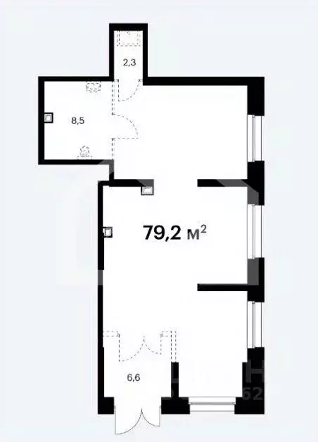 Торговая площадь в Московская область, Мытищи ул. Колонцова, 2Бк2 (79 ... - Фото 2