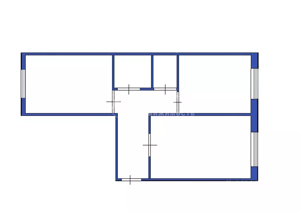 2-к кв. Кемеровская область, Ленинск-Кузнецкий ул. Пирогова, 9/1 (53.8 ... - Фото 2