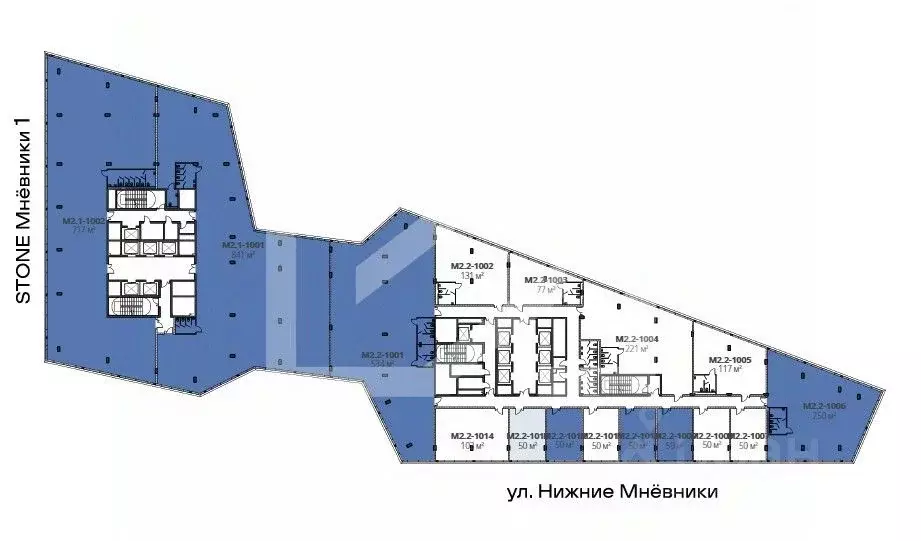 Офис в Москва ул. Нижние Мневники, 37А (50 м) - Фото 1