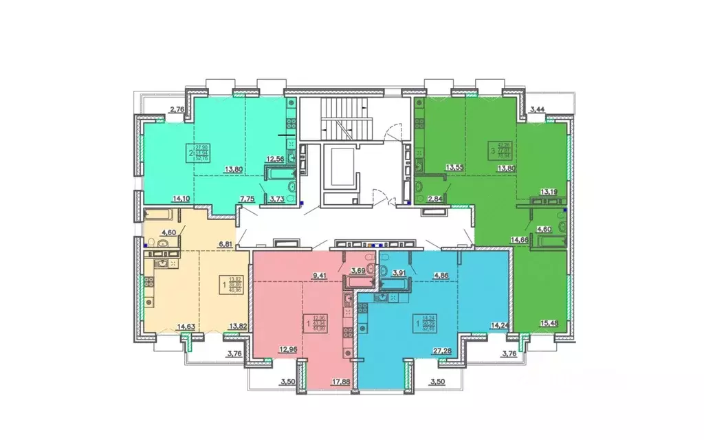Свободной планировки кв. Бурятия, Улан-Удэ Энергетик мкр,  (44.99 м) - Фото 2