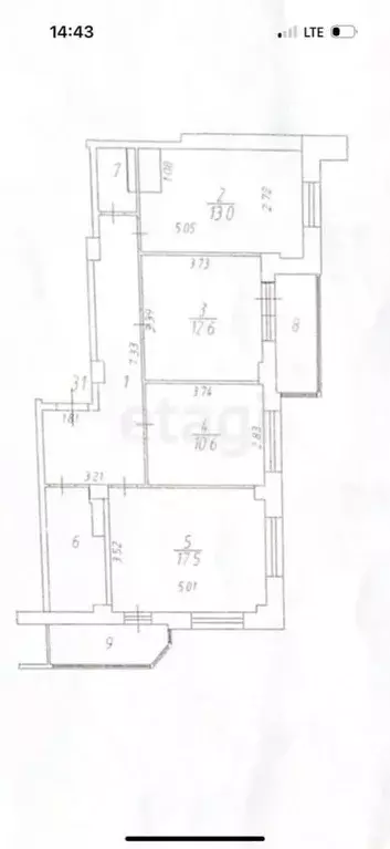3-к кв. Московская область, Красногорск бул. Космонавтов, 1 (78.2 м) - Фото 0