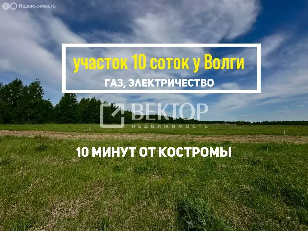 Участок в Костромской район, Бакшеевское сельское поселение, деревня ... - Фото 0