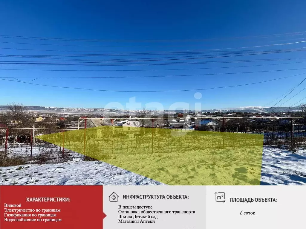 Участок в Крым, Симферопольский район, Добровское с/пос, с. Пионерское ... - Фото 1