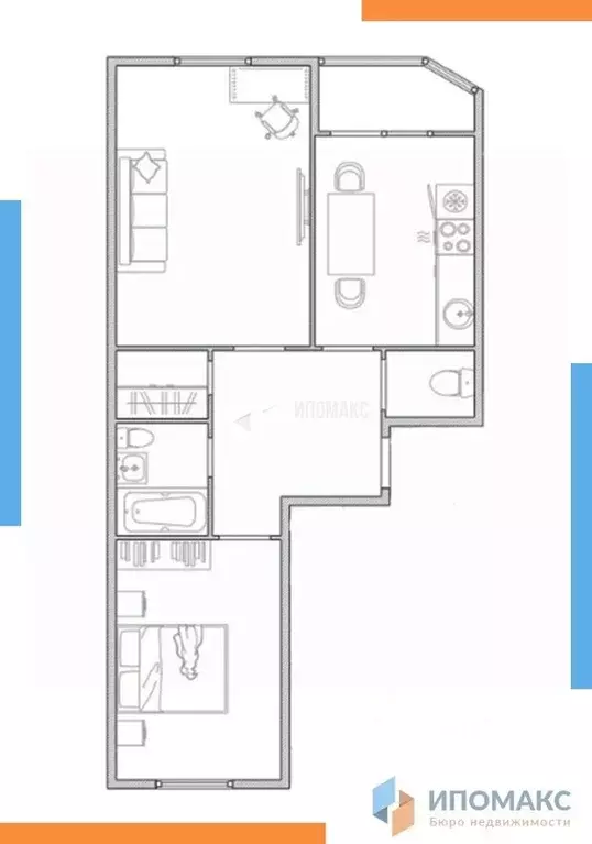 2-к кв. Московская область, Наро-Фоминский городской округ, Селятино ... - Фото 2