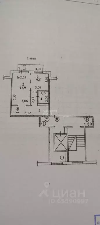 1-к кв. Иркутская область, Иркутск ул. Баумана, 172/6 (43.0 м) - Фото 1