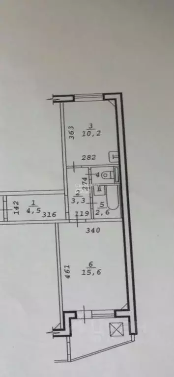 1-к кв. Новосибирская область, Новосибирск Колхидская ул., 29 (40.0 м) - Фото 1
