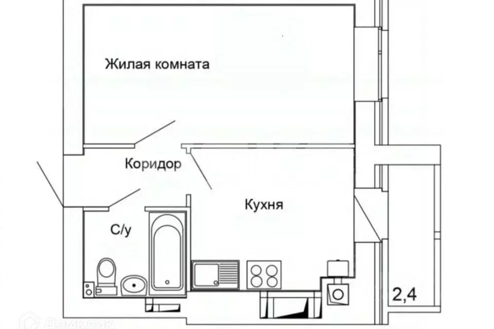 1-к кв. Волгоградская область, Волгоград ул. 70-летия Победы, 23 (30.0 ... - Фото 1