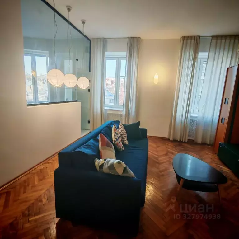 2-к кв. Москва 1-й Неопалимовский пер., 10 (67.0 м) - Фото 2