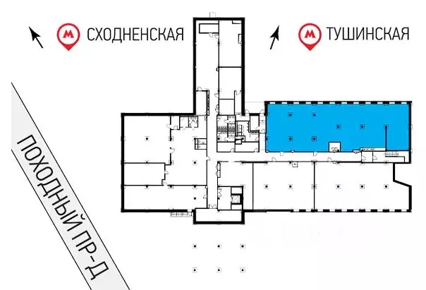 Офис в Москва Походный проезд, 14 (401 м) - Фото 1