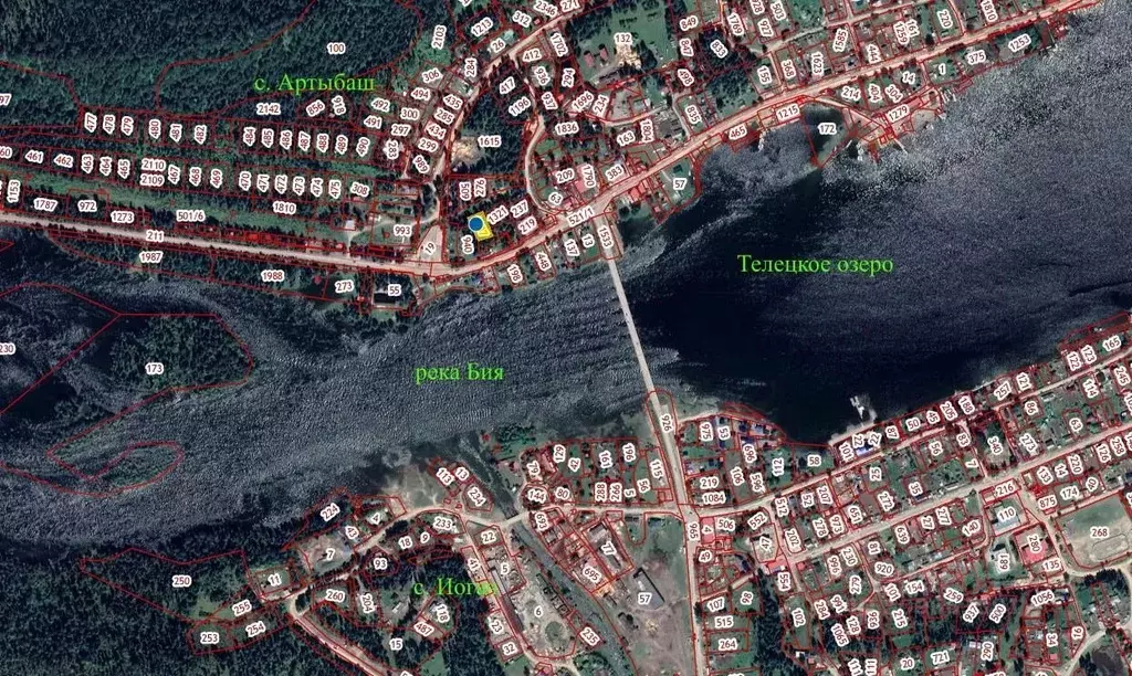Участок в Алтай, Турочакский район, с. Артыбаш ул. Энергетиков (11.0 ... - Фото 1