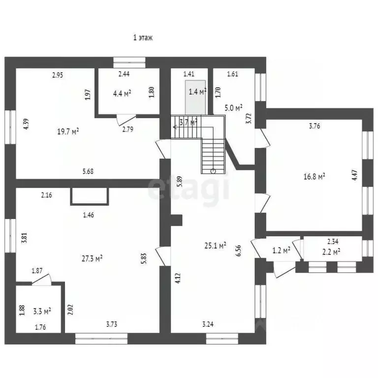 Дом в Севастополь с. Колхозное, ул. Горная, 1 (413 м) - Фото 1