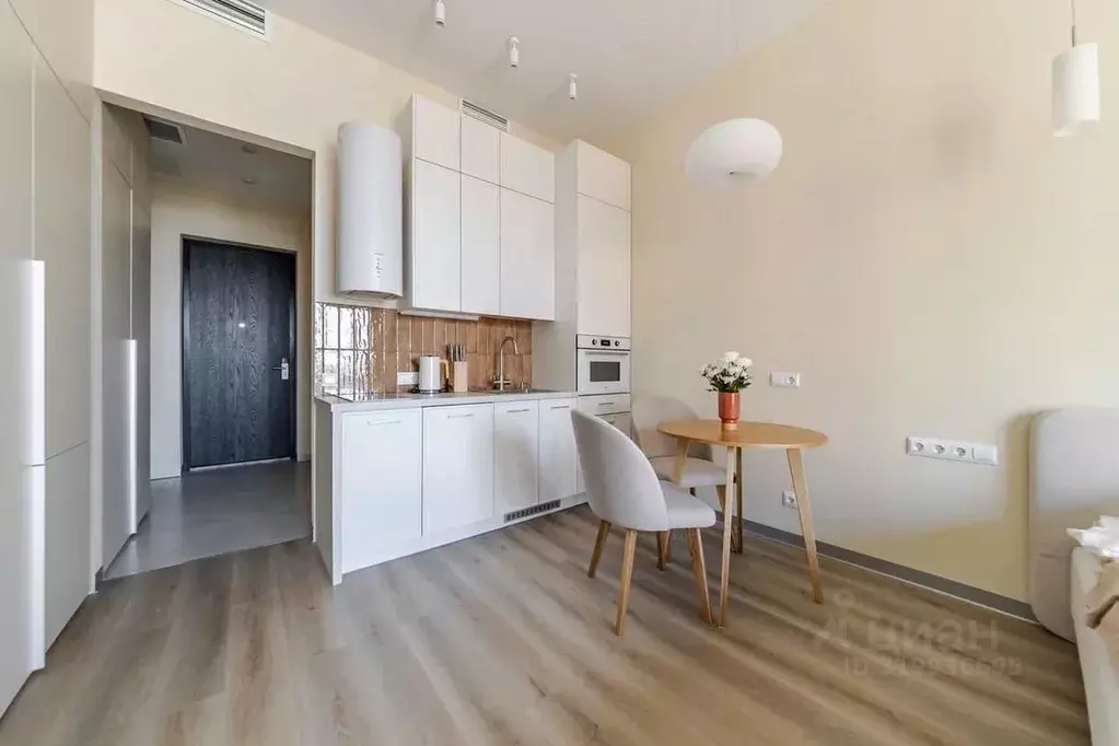 Студия Санкт-Петербург наб. Макарова, 58 (28.4 м) - Фото 0