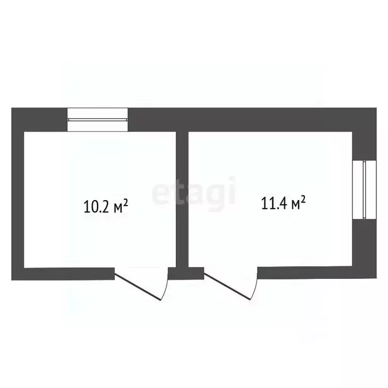 Комната Тюменская область, Тюмень ул. Пермякова, 31 (21.6 м) - Фото 2