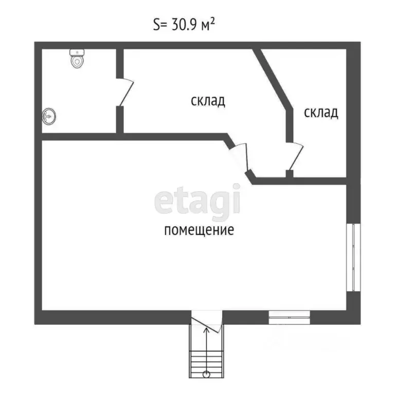 Помещение свободного назначения в Коми, Ухта ул. Оплеснина, 17 (31 м) - Фото 1