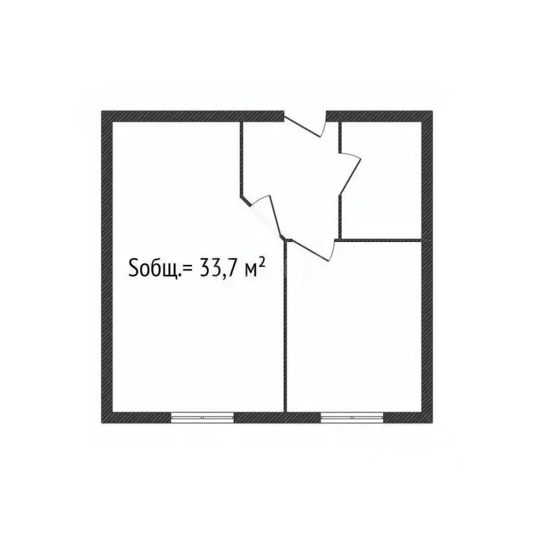 1-к кв. Брянская область, Новозыбковский городской округ, с. Замишево ... - Фото 2