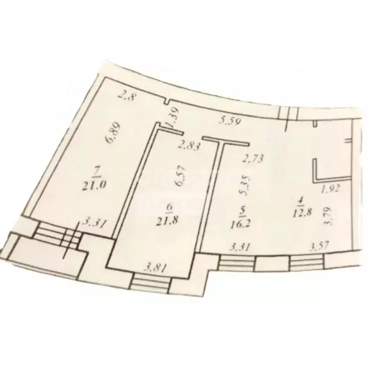 3-к кв. Коми, Сыктывкар Советская ул., 56 (88.3 м) - Фото 2