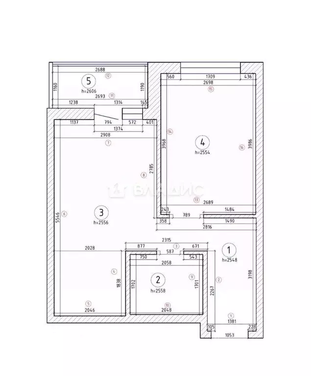 Квартира, 1 комната, 38 м - Фото 1