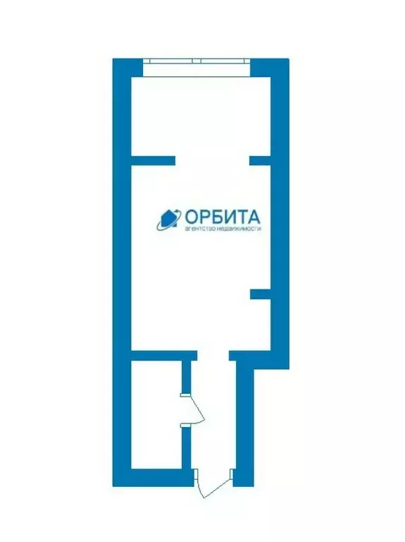 Квартира-студия: Тюмень, Новгородская улица, 20 (28.8 м) - Фото 1