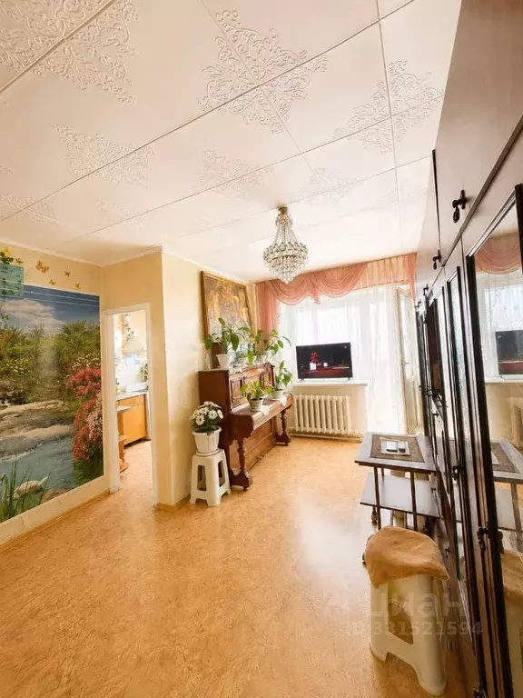 3-к кв. Нижегородская область, Бор ул. Крупской, 20 (42.9 м) - Фото 1
