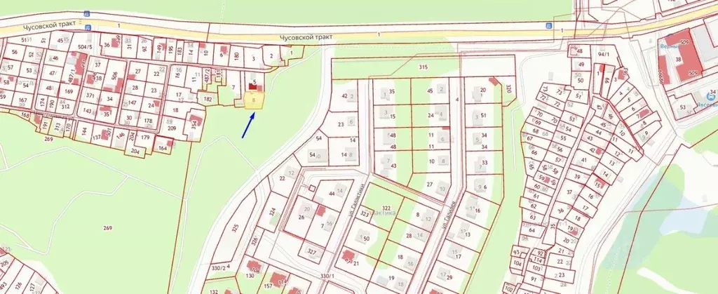 Участок в Свердловская область, Екатеринбург Запад СНТ, 8 (5.47 сот.) - Фото 2
