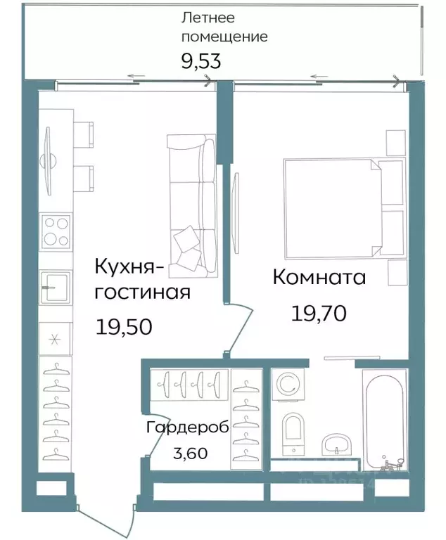 2-к кв. Крым, Саки ул. Морская (52.33 м) - Фото 1