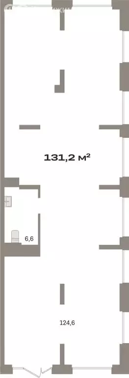Помещение свободного назначения (131.17 м) - Фото 1