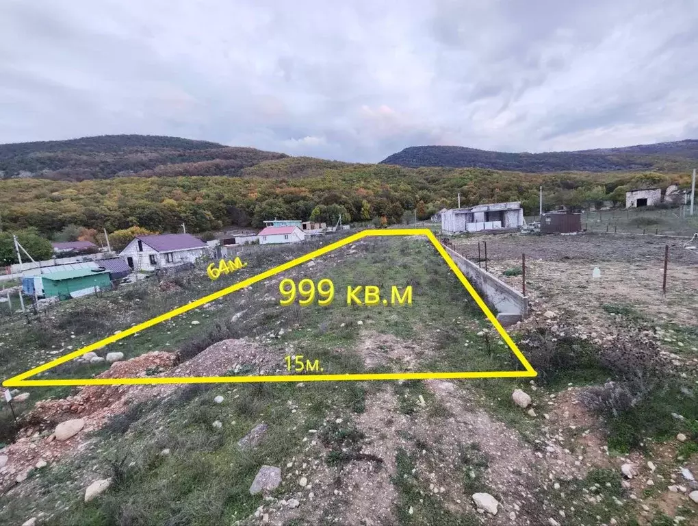 Участок в Севастополь с. Родниковское, ул. Васильковая, 20 (10.0 сот.) - Фото 1