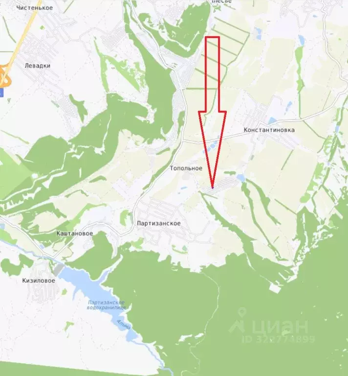 Участок в Крым, Симферопольский район, Перовское с/пос, Мрия СНТ ул. ... - Фото 2