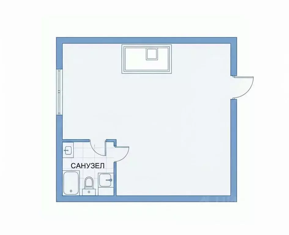 Студия Краснодарский край, Краснодар Российская ул., 130 (17.0 м) - Фото 2