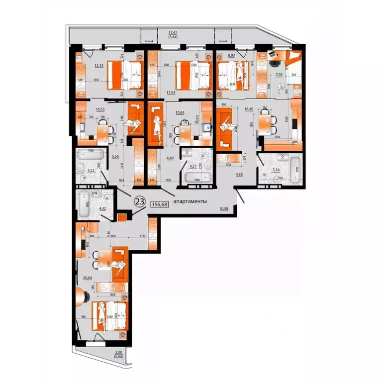 1-к кв. Приморский край, Владивосток ул. Капитана Шефнера (152.54 м) - Фото 1