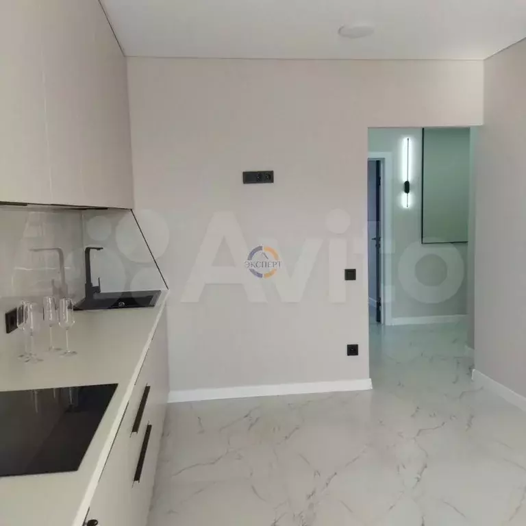 1-к. квартира, 44,1 м, 5/9 эт. - Фото 1
