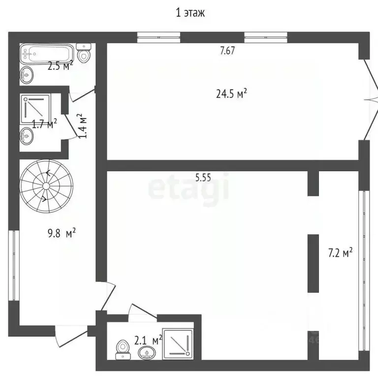 Дом в Крым, Сакский район, Уютненское с/пос, Елена-Садоводческий СПК ... - Фото 2