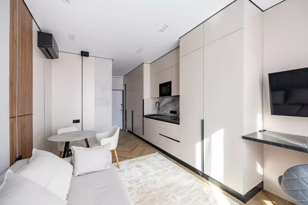 Студия Москва Новоостаповская ул., 20 (21.0 м) - Фото 2