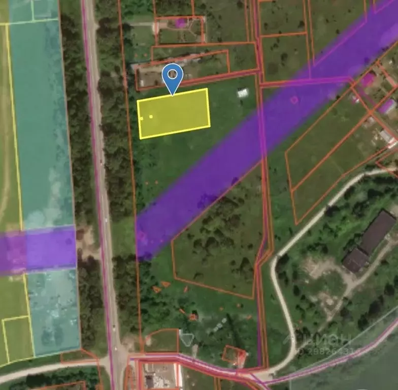 Участок в Тульская область, Заокский район, Малаховское с/пос, д. ... - Фото 2