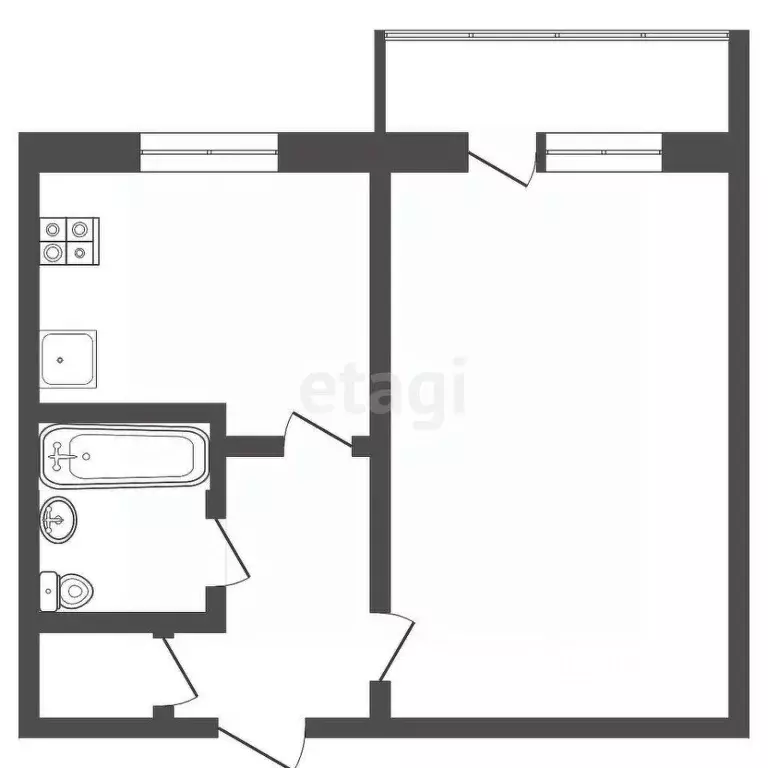 1-к кв. Мордовия, Саранск ул. Миронова, 3 (37.6 м) - Фото 1