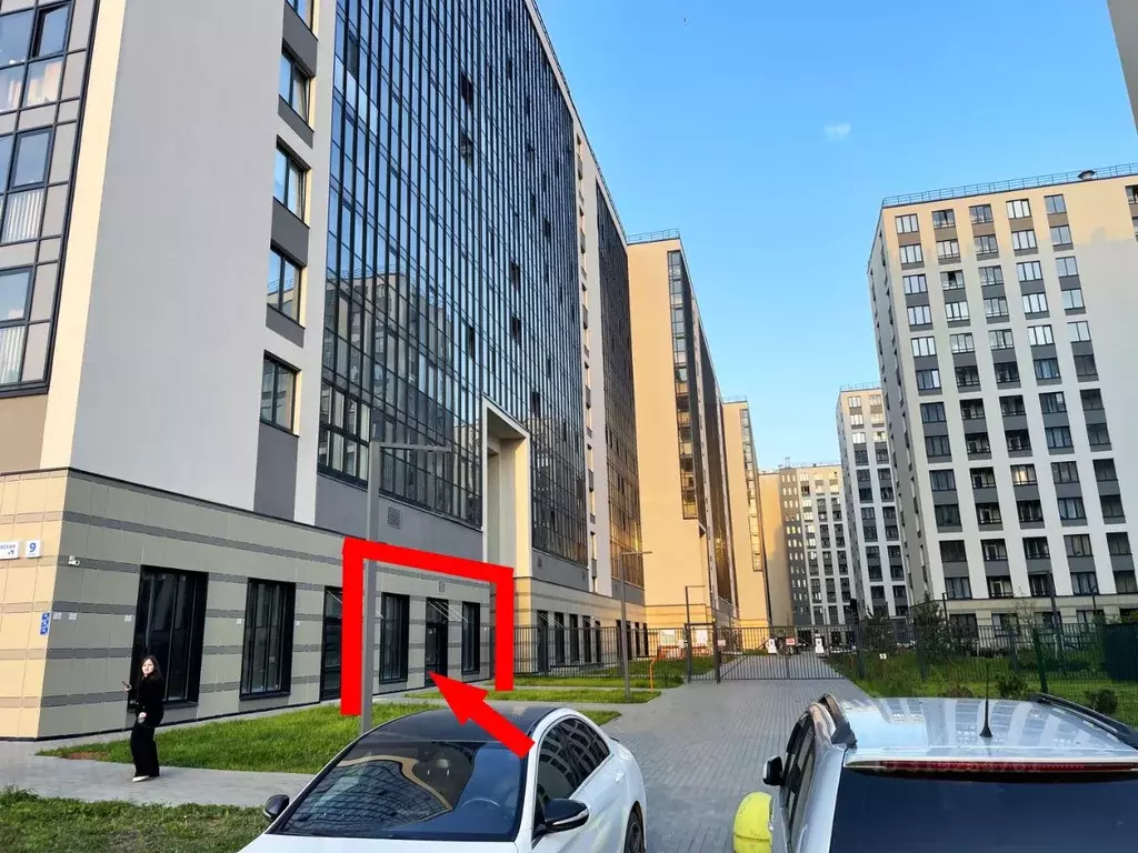 Помещение свободного назначения в Санкт-Петербург аллея Арцеуловская, ... - Фото 2