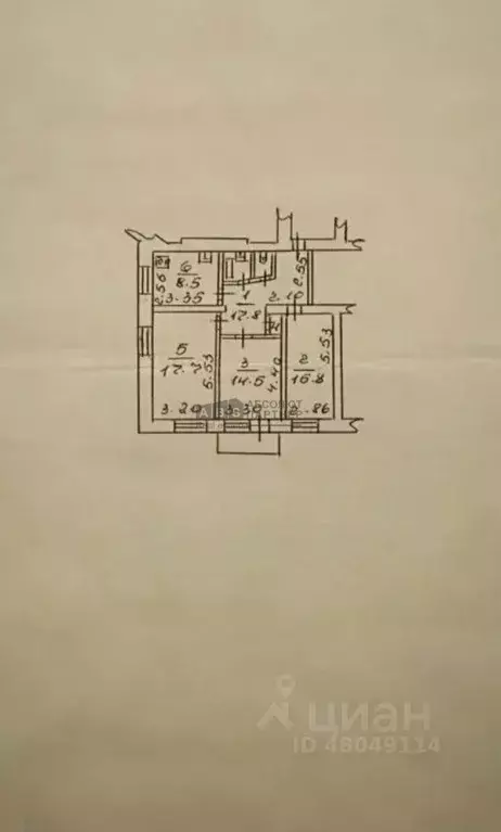3-к кв. Новгородская область, Великий Новгород Район Софийская ... - Фото 2