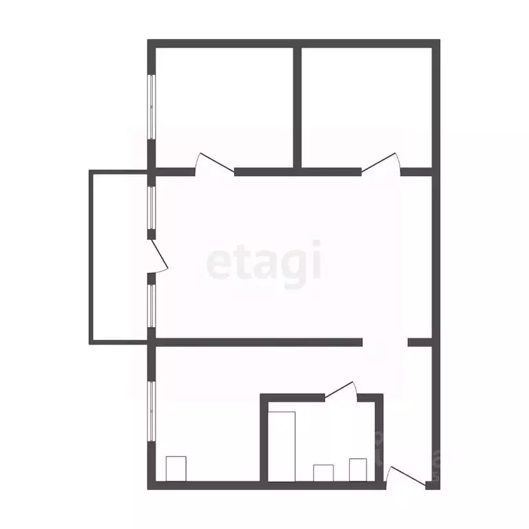 3-к кв. Иркутская область, Ангарск 15-й мкр, 12 (50.0 м) - Фото 1