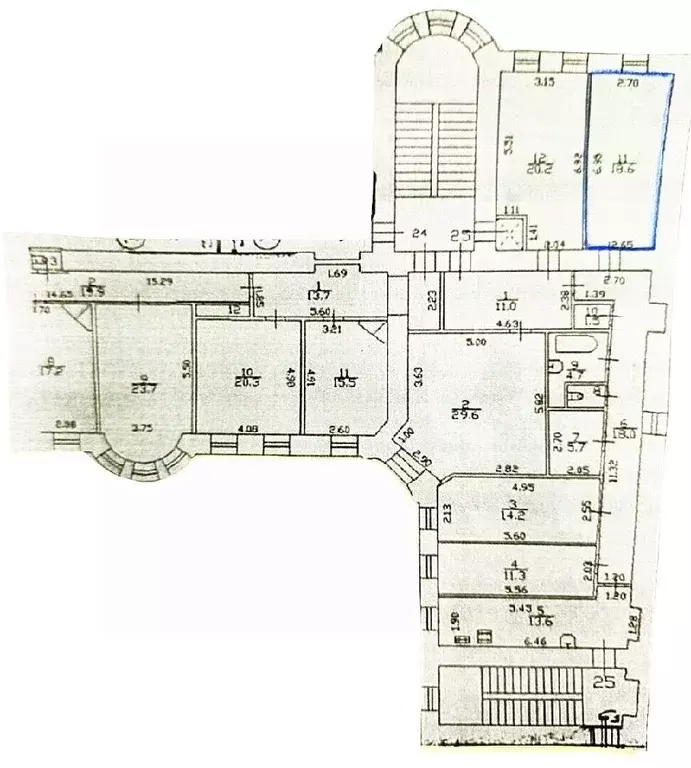 комната санкт-петербург каменноостровский просп, 29б (18.6 м) - Фото 1