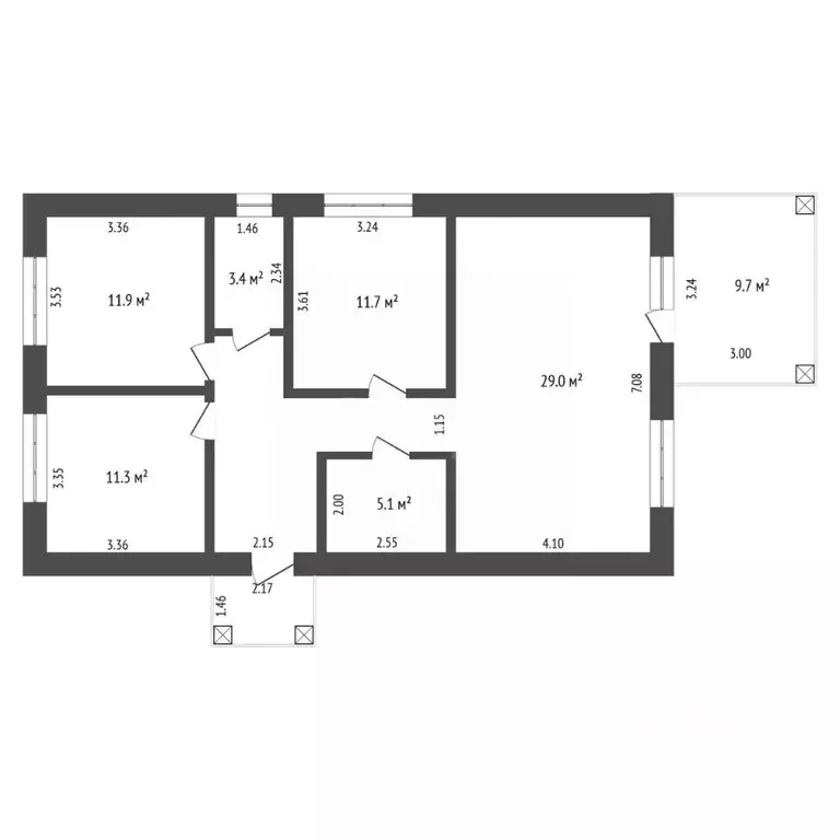 Дом в Тюменская область, Тюмень Царево садовое товарищество,  (100 м) - Фото 1