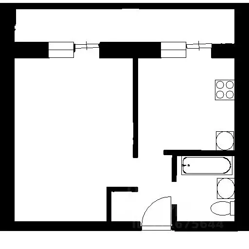 1-к кв. Самарская область, Волжский район, Смышляевка городское ... - Фото 2